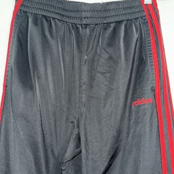 Adidas Black & Red Track Pants XL(18/20) Polyester - Picture 2 of 9